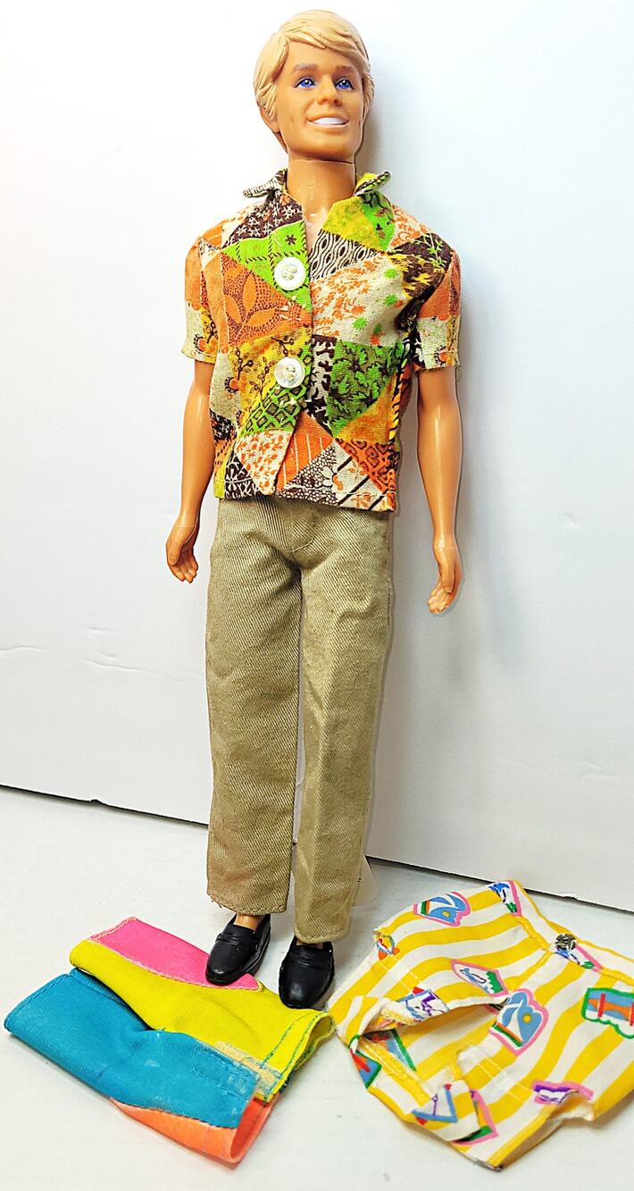 12" Mattel Casual Chill Clothes Ken Doll W/ Swim Attire TOO